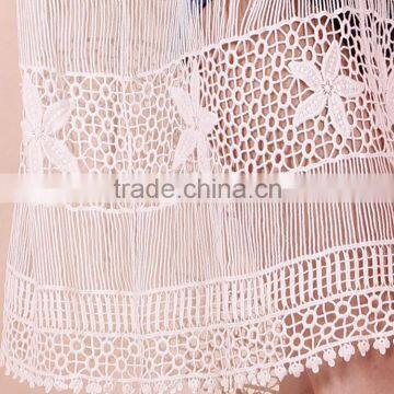100% Cotton Embroidery Lace Garment photo-4