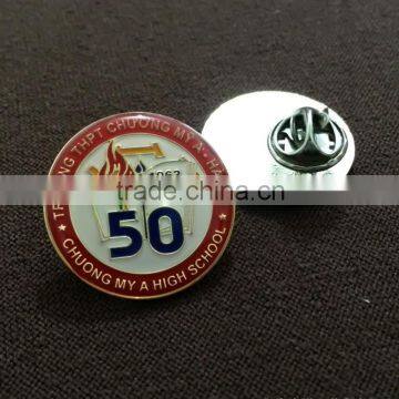 Wholesale promotional metal custom enamel lapel pin badge