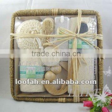 loofah/loofa/luffa bath set