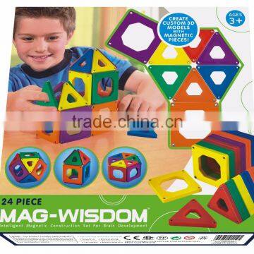 24pcs Magnetic Construction Blocks Toys