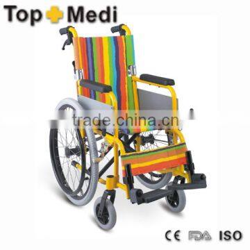 Medical Pediatric Manual Aluminum Wheelchair for Sale