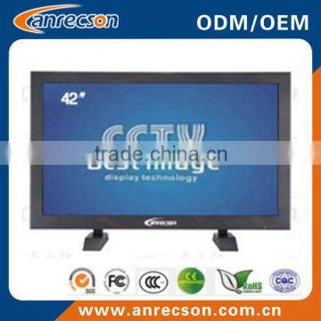 42 inch Rugged metal case cctv monitor for surveillance system