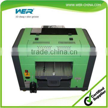 Cheap A3 WER E2000T new design and economical printer, a3 tshirt printer