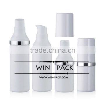 WY0137 new PP airless bottle, airless bottle with silver shoulder