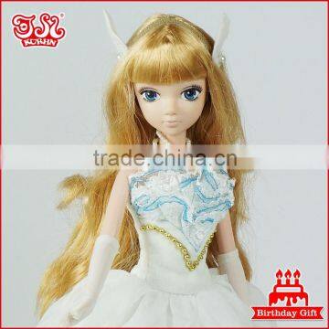 11'' pvc fashion doll white swan plastic doll