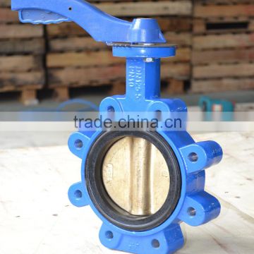 china sanitary wafer butterfly valve price