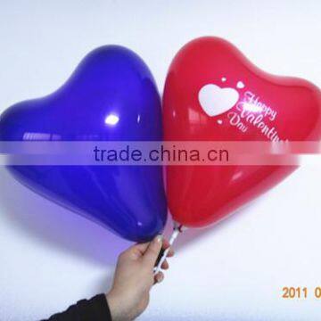 2016 good price party decoration12inch heart shape balloons