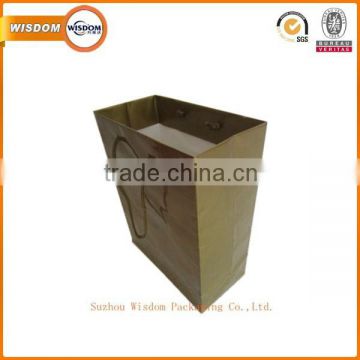 China alibaba custom golden printing popular handmade paper gift bag