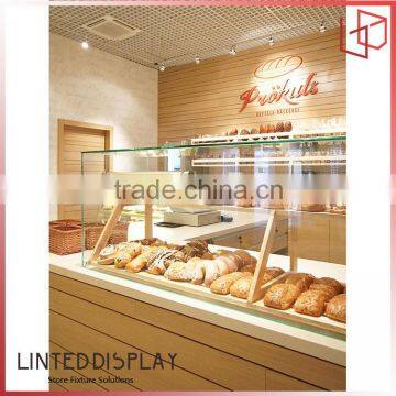 MDF Material 2016 Newly Design Bread Display Stand For Bakery Design photo-3