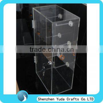 Sale acrylic peg display case with clear hook