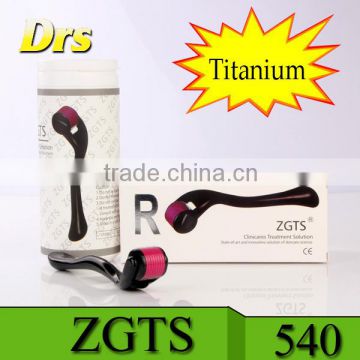 ZGTS Titanium 540 Microneedle Therapy Derma Meso Roller Acne Hair Loss Treatment