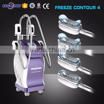 Skin Lifting New Innoventive 4 Handles Freeze Countour Double Chin Removal 4 Plus Fat Freeze Cryolipolysis Machine Weight Loss Slimming