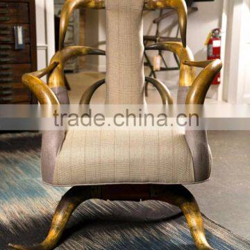 Stylish Horn Chair Office Chair Royal Chair Horn Dinnnig Table photo-5