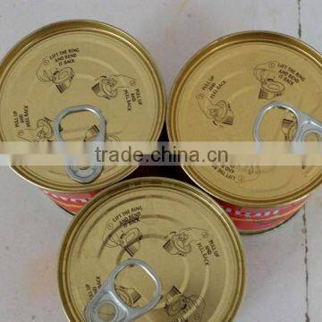 canned nutritious tomato paste in vegetables and fruits