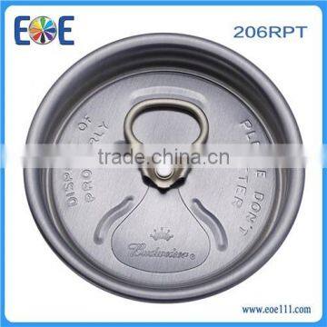 Best Sell 206RPT 57mm beverage Pineapple Juice can lid