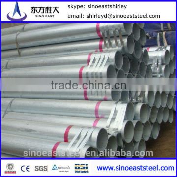 Hot ! Chinese Mill export galvanized pipe in turkey company standard sizes at factory prices