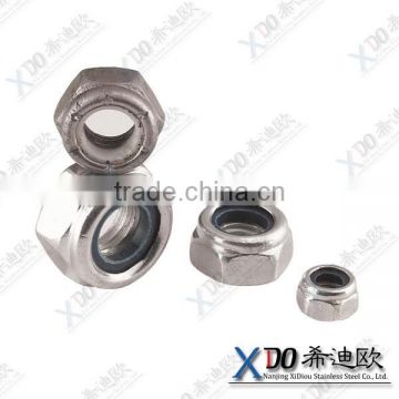 254SMO S31254 1.4547 alloy59 hardware fastener stainless steel hex nut a4 70 self-locking hex nut