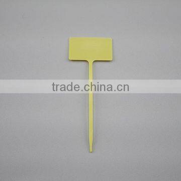 5inch 13cmL Yellow Plastic Garden Plant Bed Label T Label photo-3