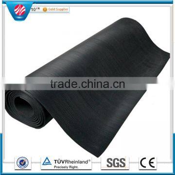 neoprene corrugated rubber sheet fabric