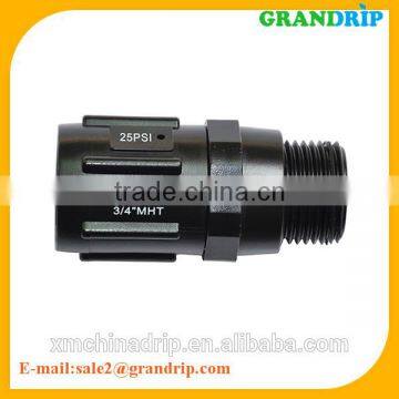 Chinadrip Brand 3/4" FNPT x MNPT 25 PSI Pressure Regulator