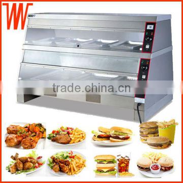 Commercial Glass Food Warmer Display Showcase