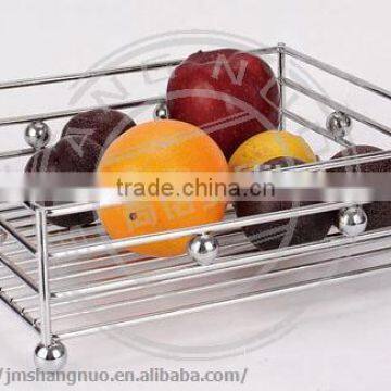 framed wire iron fruit storage tray storage baskets
