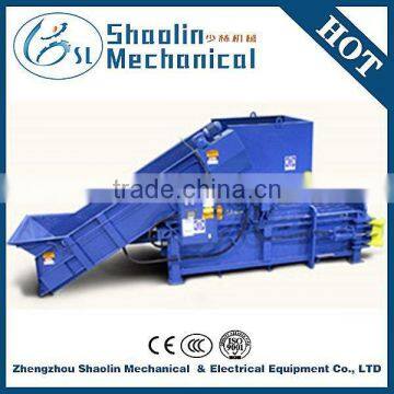 Resource-saving hydraulic cardboard baler with high performance