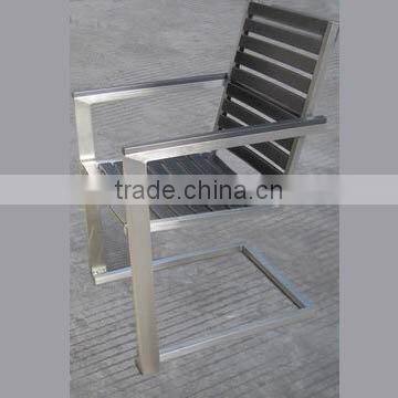 outdoor garden polywood brushed aluminum chair