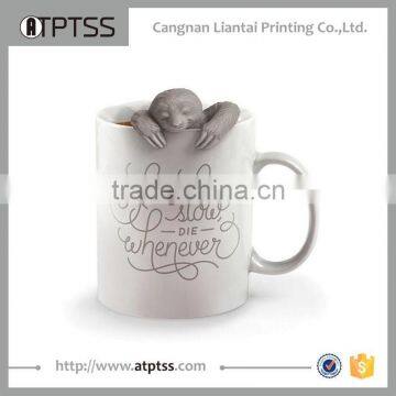 Factory Directly Hot Sale Silicone SLOW BREW Sloth Grey Tea Infuser photo-2