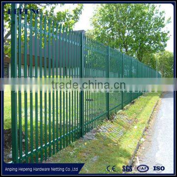 European D and W Head Steel Palisade Fencing