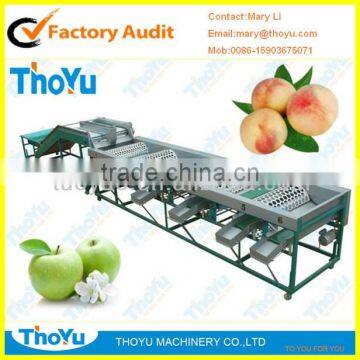 Thoyu Brand Salable Automatic Peach Grading Machine by Size(SMS: 0086-15903675071)