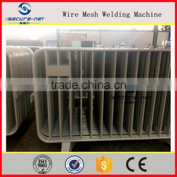 Reinforcing Temporary Steel Fence Crowd Control Barrier System photo-2