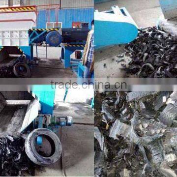 2016 environmental protection tyre shredder/tyre crusher machine