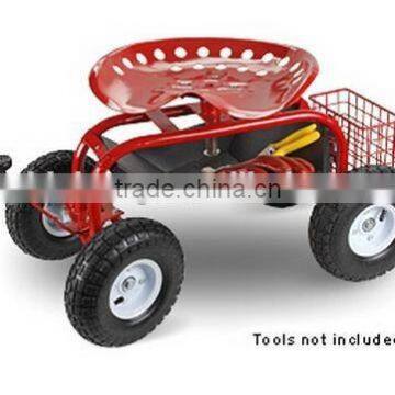 metal garden sitting cart TC4502,four wheels