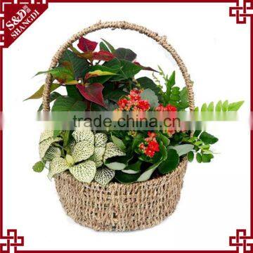 Cheap Wholesale Small Size Plant & Storage Used Seagrass Basket photo-3