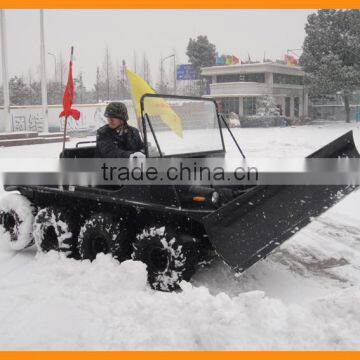 XBH 8x8-2 Amphibious Vehicle With Forklift Reversible Snow Plough Shovel Snow Special Car Snow Cleaning Vehicle photo-3