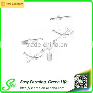 Rack & pinion use for greenhouse