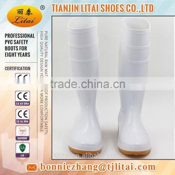Men Women High Cut PVC Material Food Factory Worker Boots photo-2