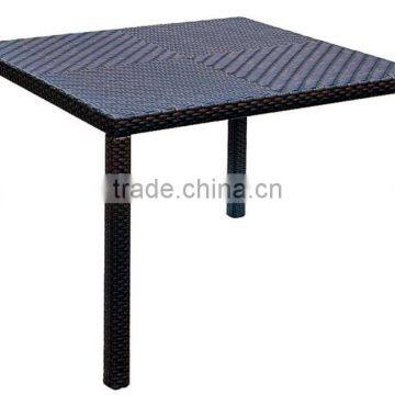 Aluminium Frame Rattan Garden Table L80608