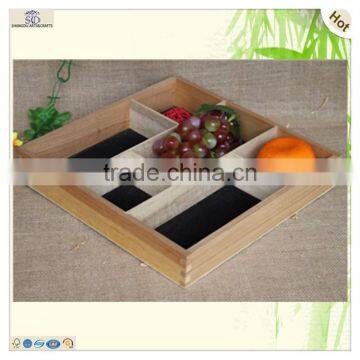 Wholesale Japanese Compartments Wood Serving Set Tray photo-4
