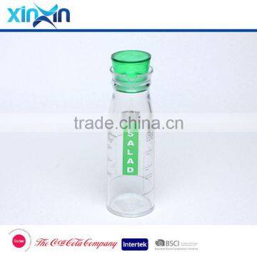 plastic salad dressing shaker bottle