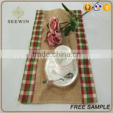 2016 High Quality Jute Lace Dining Table Runners photo-5