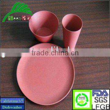 The High Quality Natural Biodegradable Bamboo Fiber Tableware photo-4