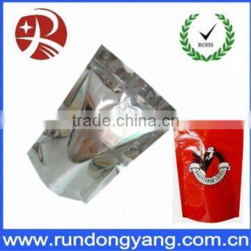 custom design aluminum foil coffee bag with valve for packing