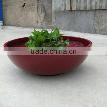 FO-247 Bowl Type Fiber Glass Flower Pot photo-2