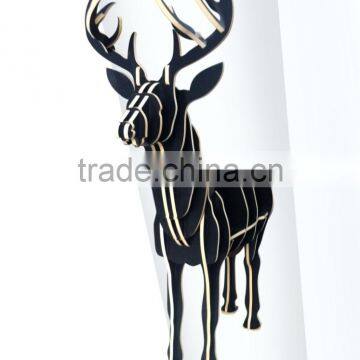 The Elk Home Furnishing Decor Craft Ornaments Creative Wooden Crafts European Wood Ornaments(Middle Size) photo-6