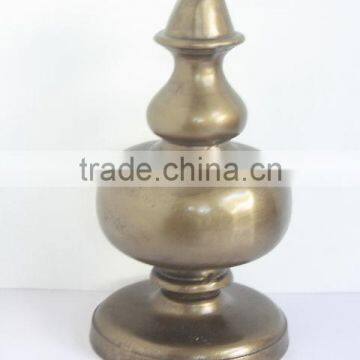 Cast Aluminium Table Lamp available with electric wiring in rough and Antique brass Finish