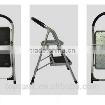 2 Steps Multifunction Heavy Duty Folding Adjustable Step Ladder photo-2