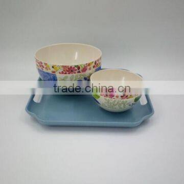BSCI Audit Eco Natural Bamboo Fiber Ptint Bowl photo-2
