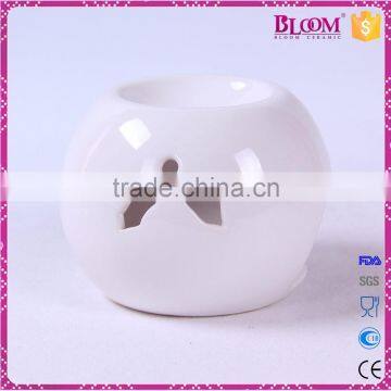 White Decoration Ceramic Incense Burners Wholesale photo-2